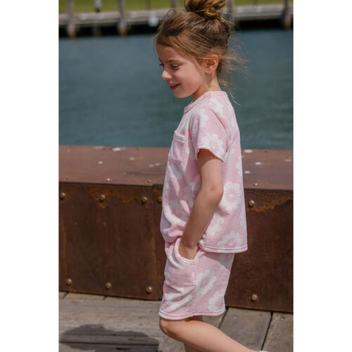 Milky Floral Terry Towelling Set